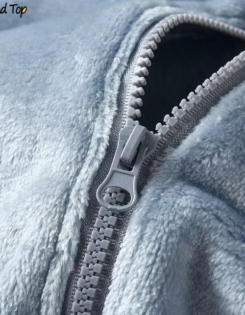 Load image into Gallery viewer, Autumn Winter Cute Baby Kids Boys Girls Fannel Jacket Coat Toddler Zipper Plush Casual Outerwear Snowsuit Bebes
